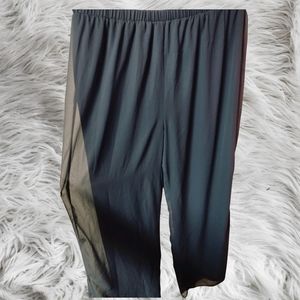 Y) Azazie Women’s Chiffon Palazzo Pants – Navy Blue Formal Wide-Leg Dress Pants